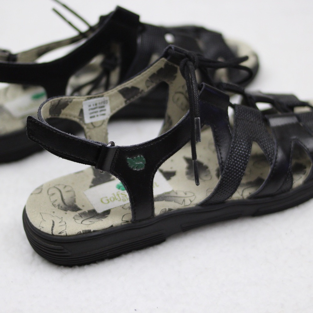 Golfstream Golfing Sandals Shoes Leather SZ 9 - Picture 1 of 8